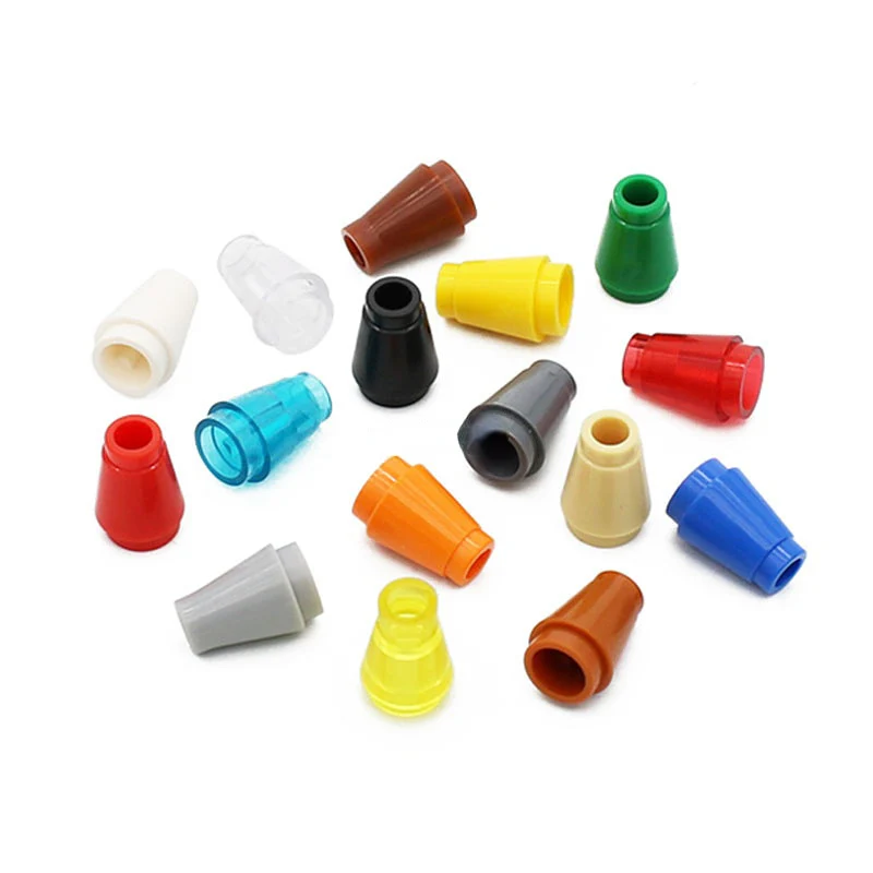 50pcs 59900 Cone 1 x 1 with Top Groove - Image 2