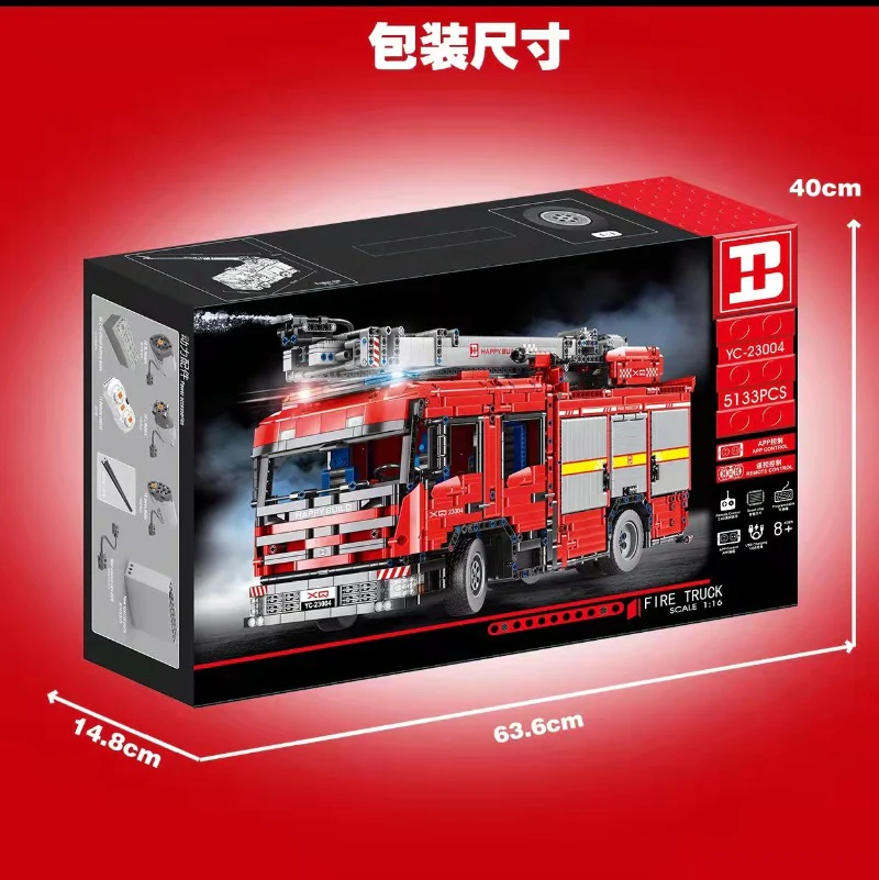 5133PCS YC- 23004 Fire sprinkler truck dynamic version - Image 4