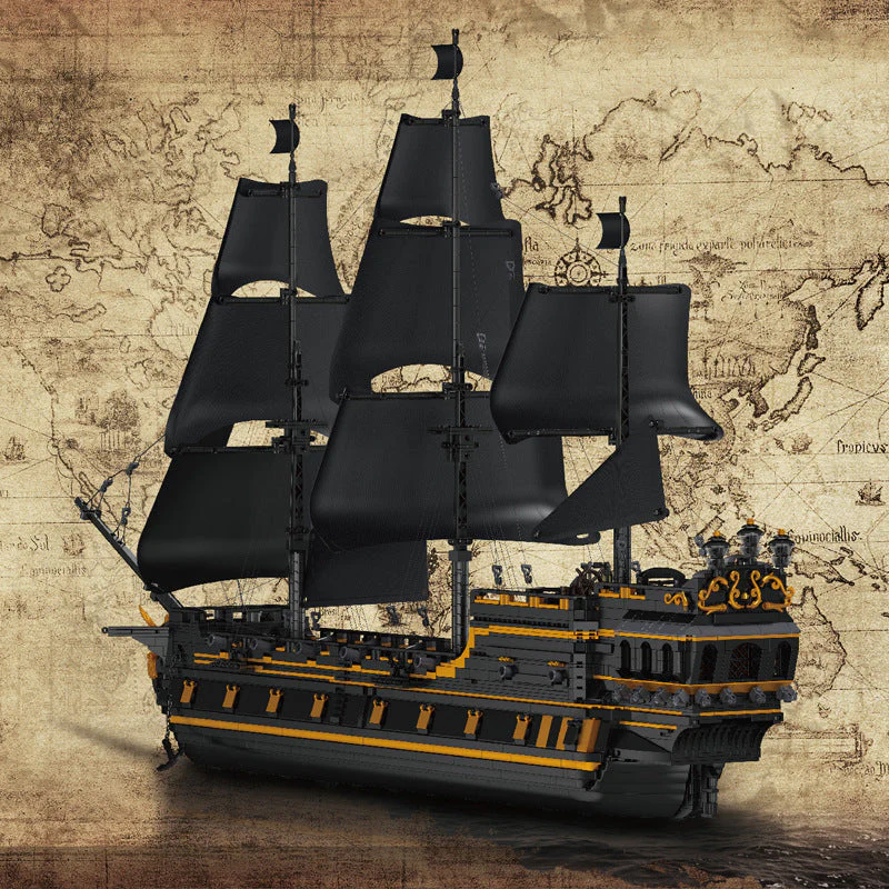 5266PCS Mouldking 13186 Black Pearl Pirate Ship Ⅱ - Image 2