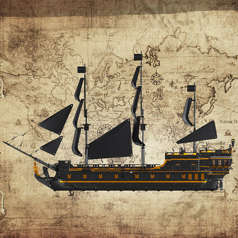 5266PCS Mouldking 13186 Black Pearl Pirate Ship Ⅱ - Image 3