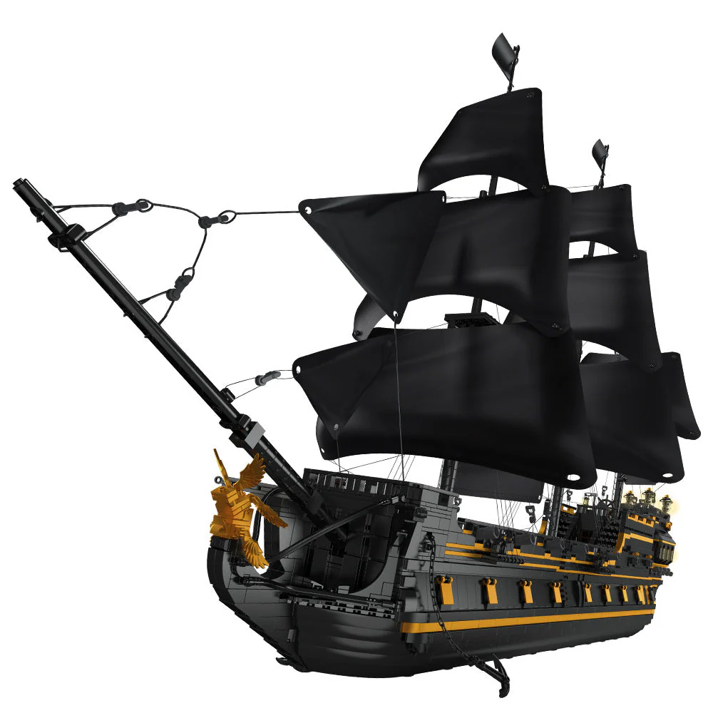 5266PCS Mouldking 13186 Black Pearl Pirate Ship Ⅱ - Image 5