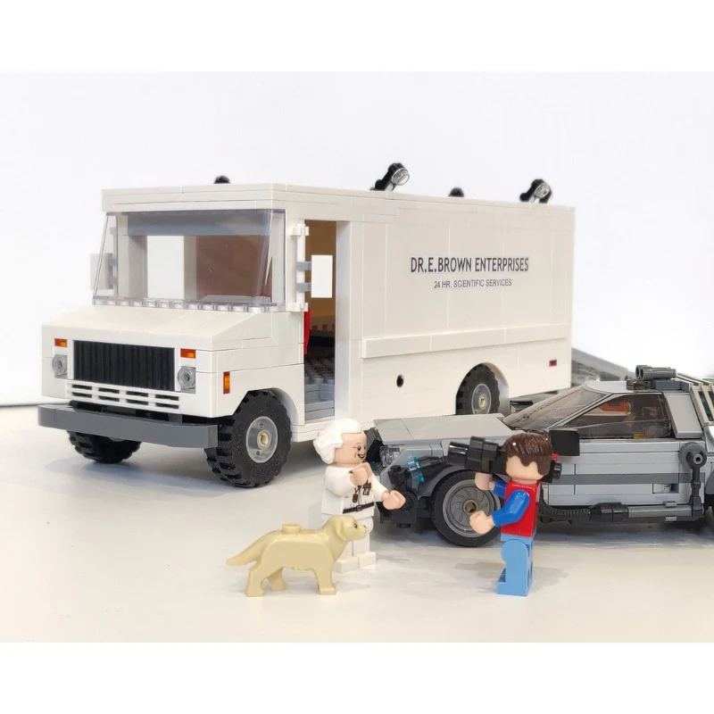 533pcs MOC-113860 Doc Brown Value Van - Image 7