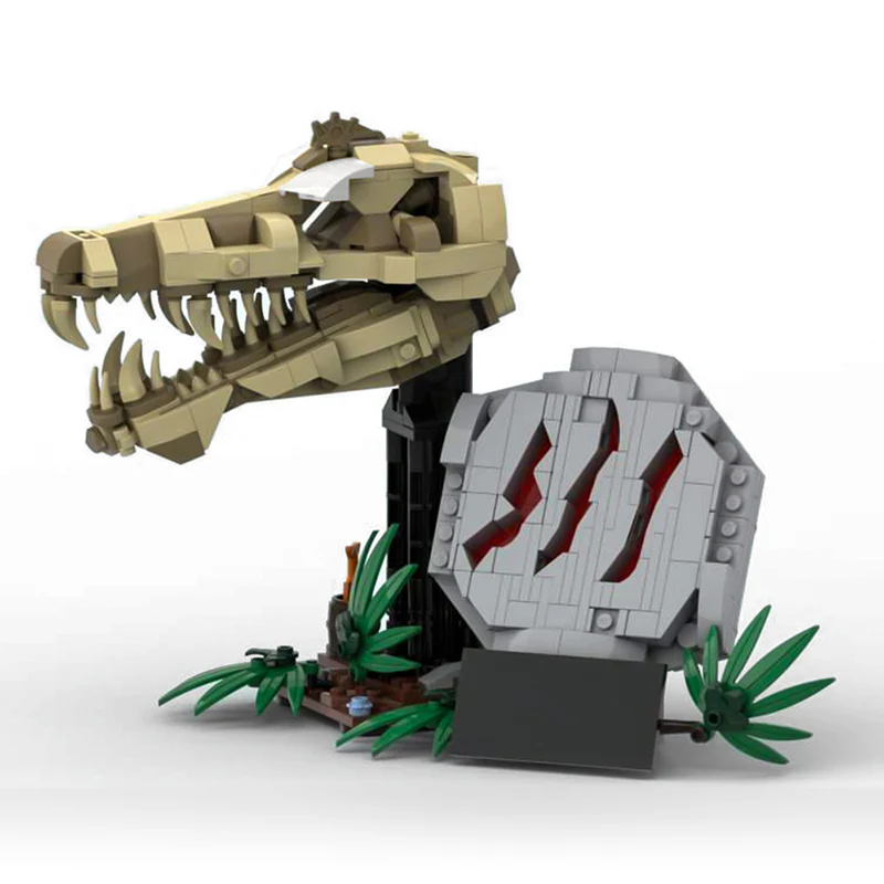 537PCS MOC-186989；Jurassic World、Jurassic Park(Dinosaur Fossils: T. rex Skull、76964) - Image 2