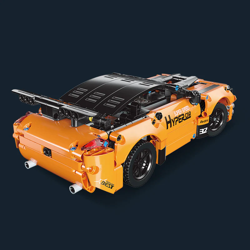 545PCS Mould King 15006 Orange Challenger Race Car - Image 3