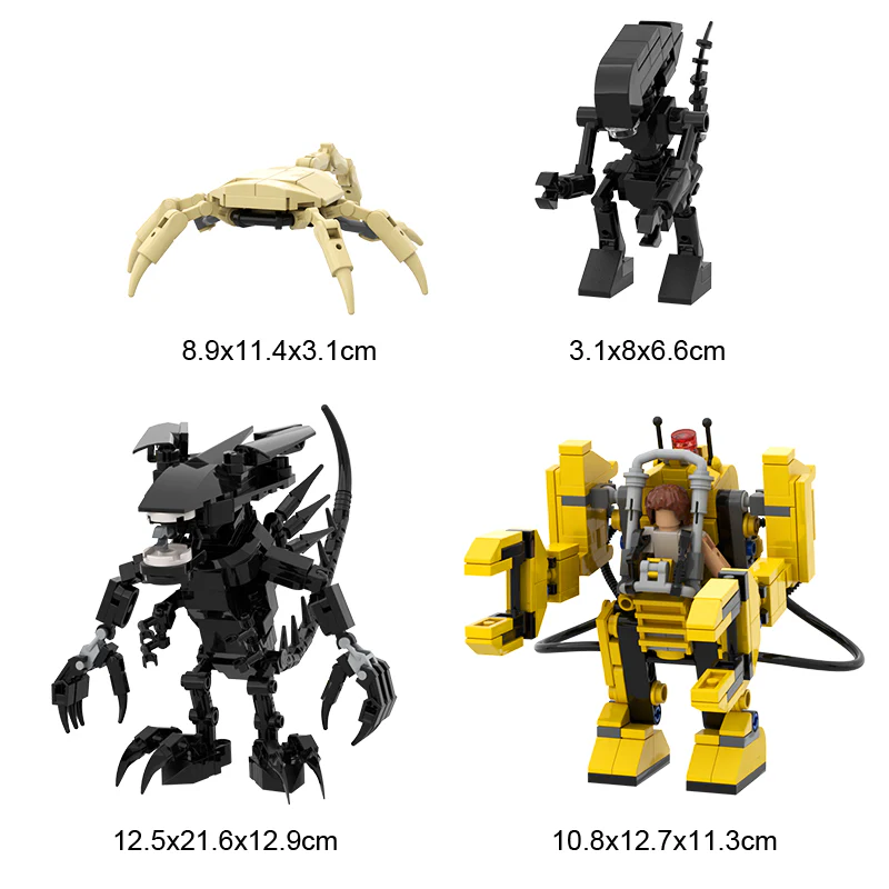 549PCS MOC-87961,Alien(Facehugger,alien queen vs power loader) - Image 10