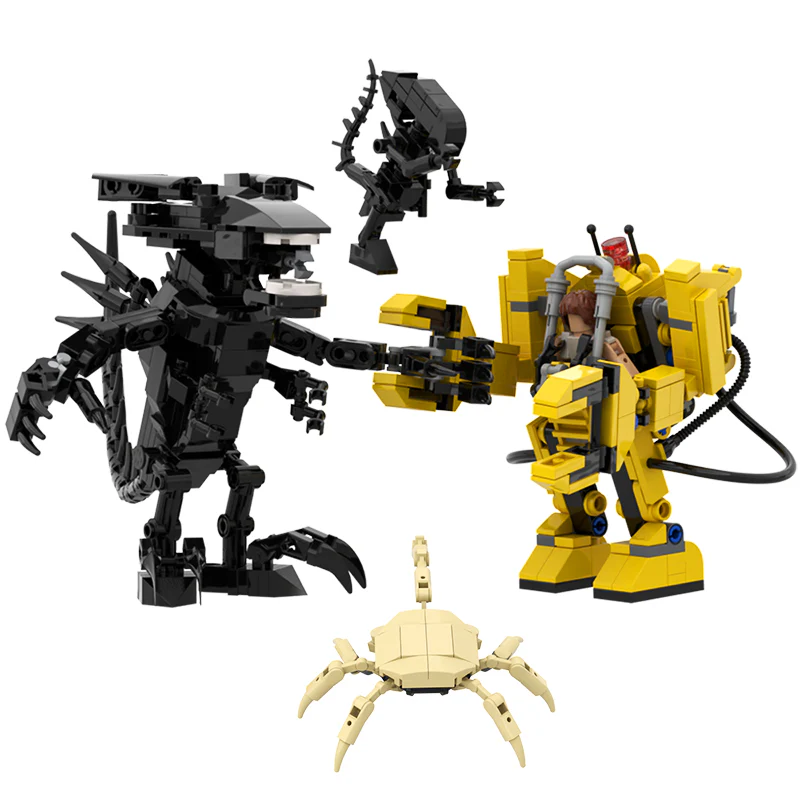 549PCS MOC-87961,Alien(Facehugger,alien queen vs power loader) - Image 2