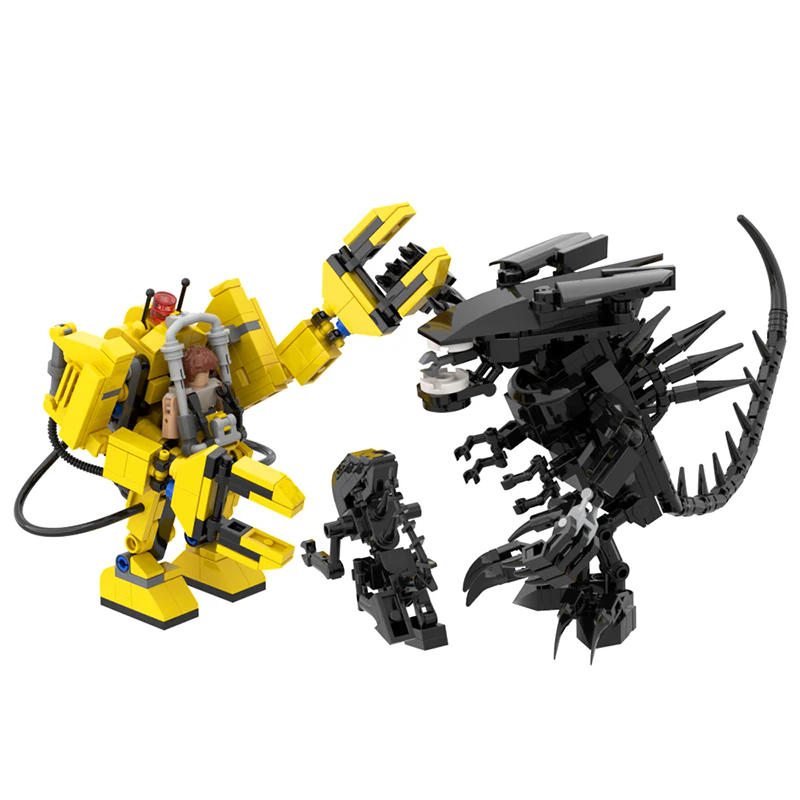 549PCS MOC-87961,Alien(Facehugger,alien queen vs power loader) - Image 7