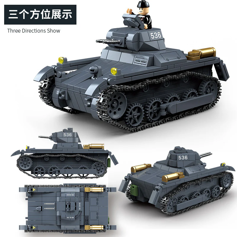565 pcs QUANGUAN 100274 Panzer 1 Type A - Image 11