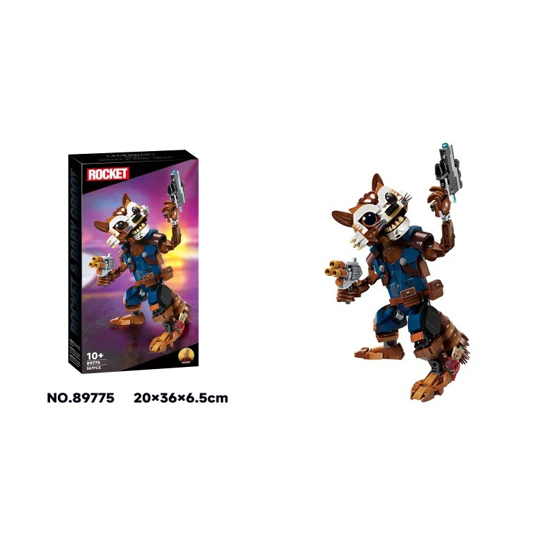 566 pcs Rocket & Baby Groot - Image 2