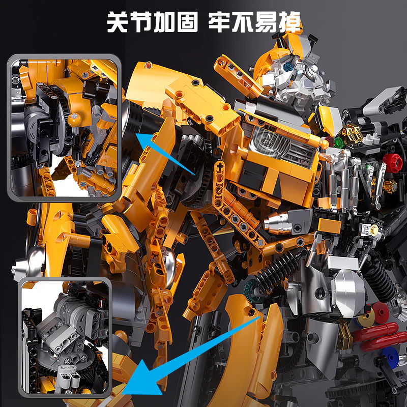 5692PCS Kbox V5014 Bumblebee semi-naked mecha - Image 3