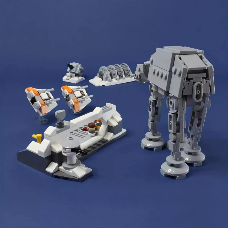 571PCS MOC-44946 Micro Assault on Hoth + AT-AT & AT-ST - Image 5