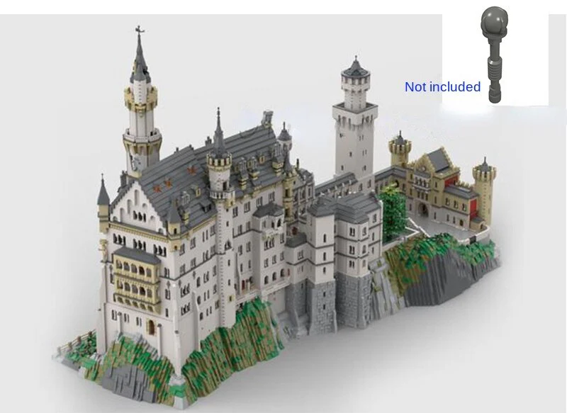 57493pcs MOC-123380 Neuschwanstein Castle - Image 4