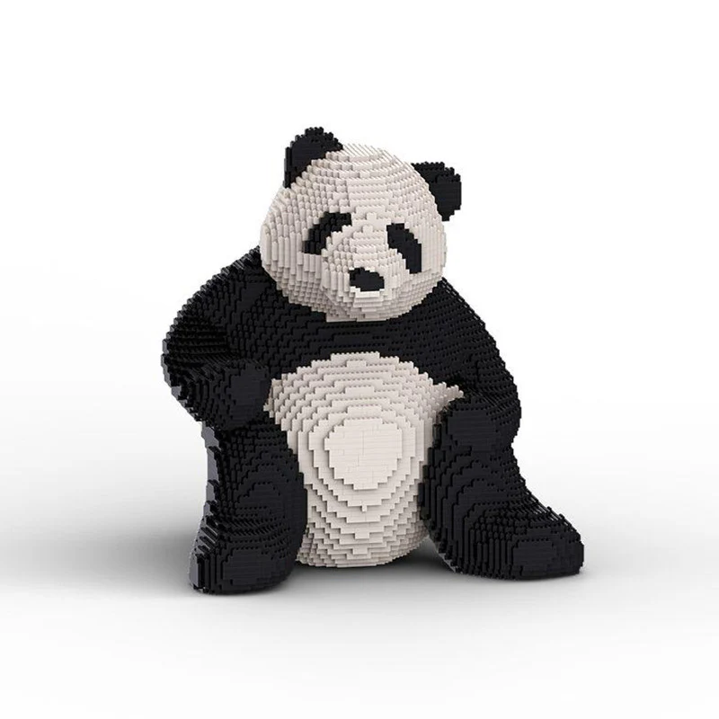 5749pcs MOC panda sculpture 76750 - Image 4