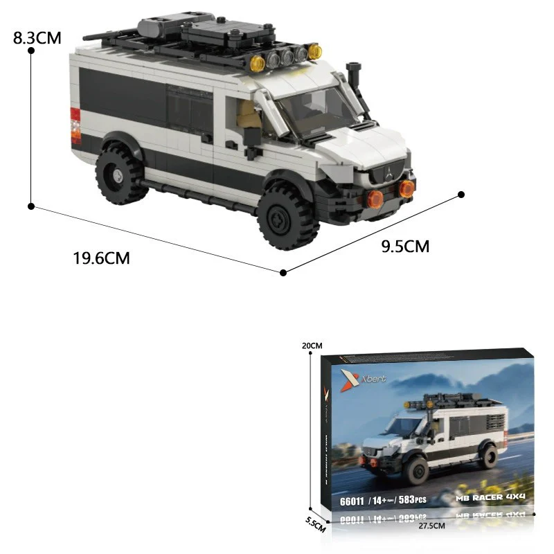 578pcs JIESTAR 66011 MB Racer 4X4 - Image 5