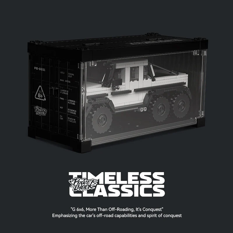 581 pcs PB 8811 Mercedes-Benz G63 Presentation box included - Image 4