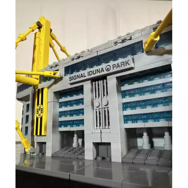5844PCS MOC-177065 Dortmund Westfalenstadion 1:500 - Image 2
