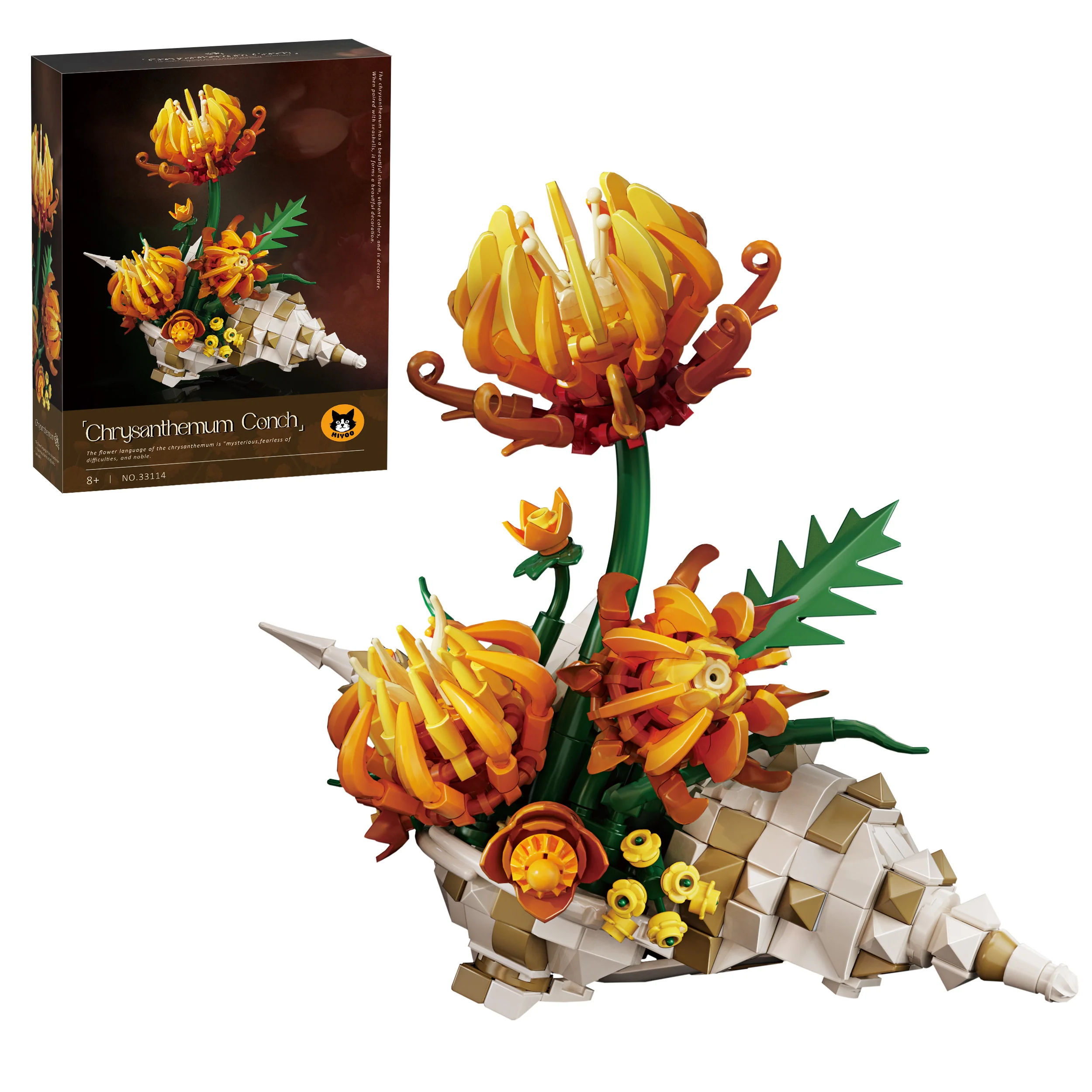 585pcs MiYoo 33114 Chrysanthemum Conch