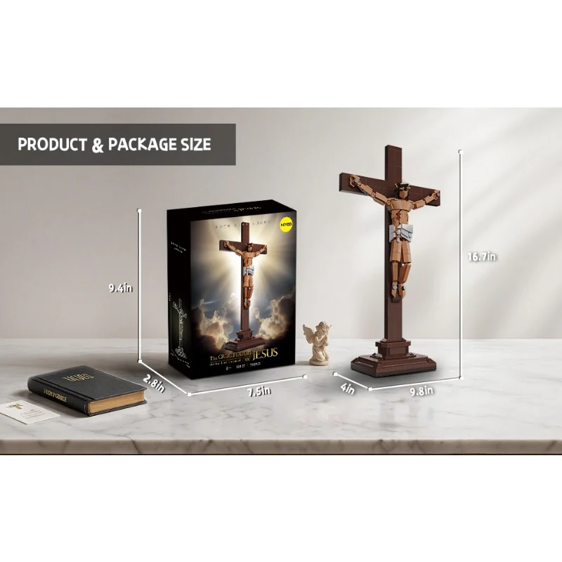 588pcs MiYoo 33127 Jesus on the Cross - Image 7