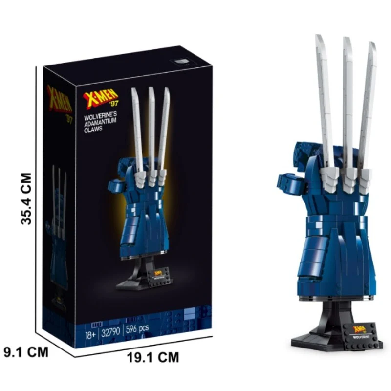 596 pcs 32790 Wolverine's Adamantium Claws - Image 2