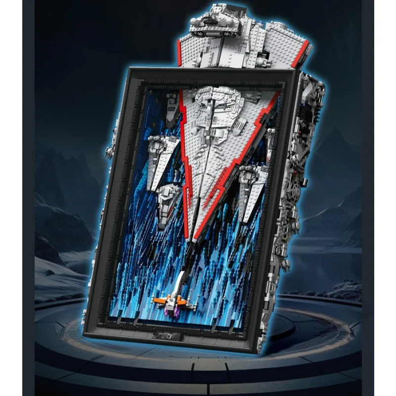 5964pcs Reobrix 99007 Star Wars Art Drawings - Image 4