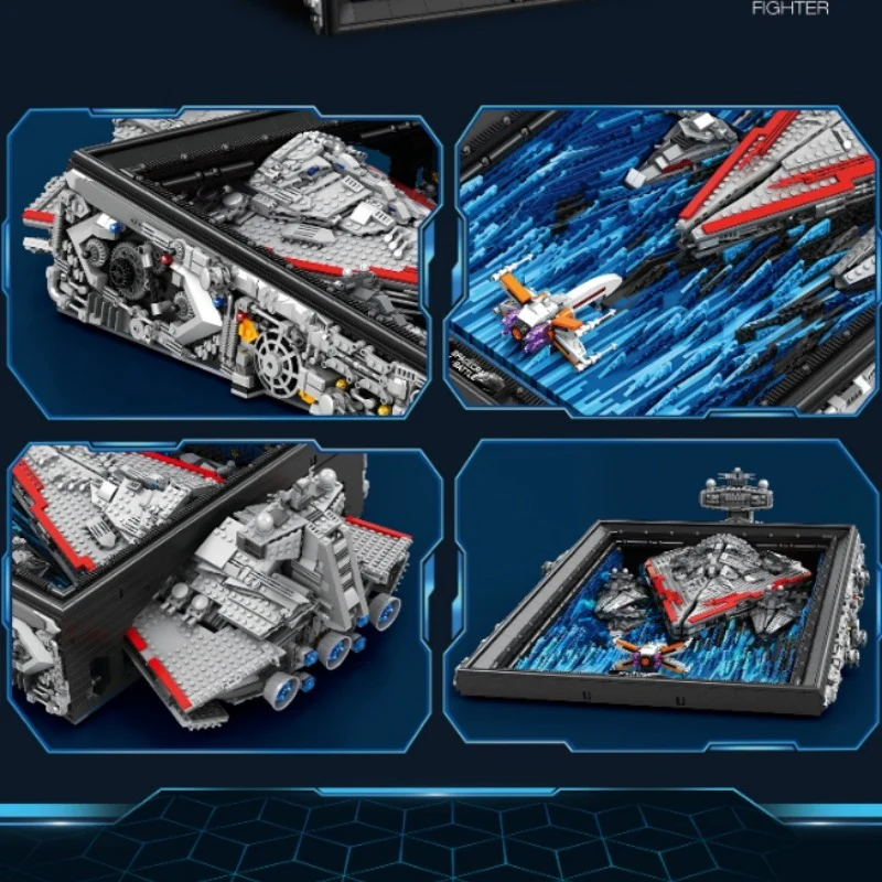 5964pcs Reobrix 99007 Star Wars Art Drawings - Image 7