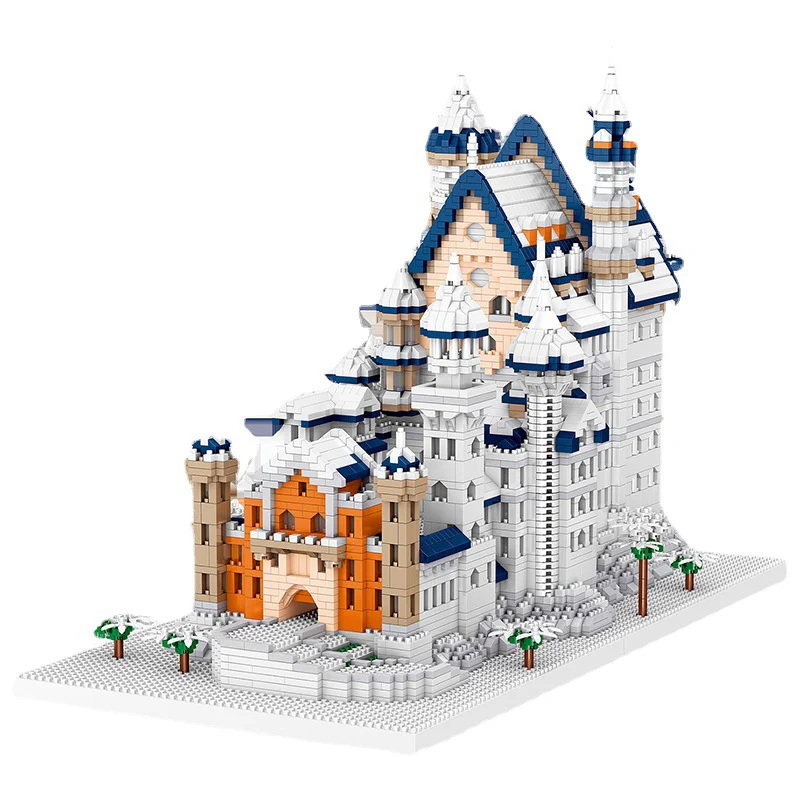 5986pcs LZ8253 ZHEGAO New Swan Stone Castle (mini brick) - Image 5