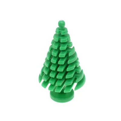 5pcs 2*2*4 Plant Tree Pine MOC Bricks 3471 - Image 4
