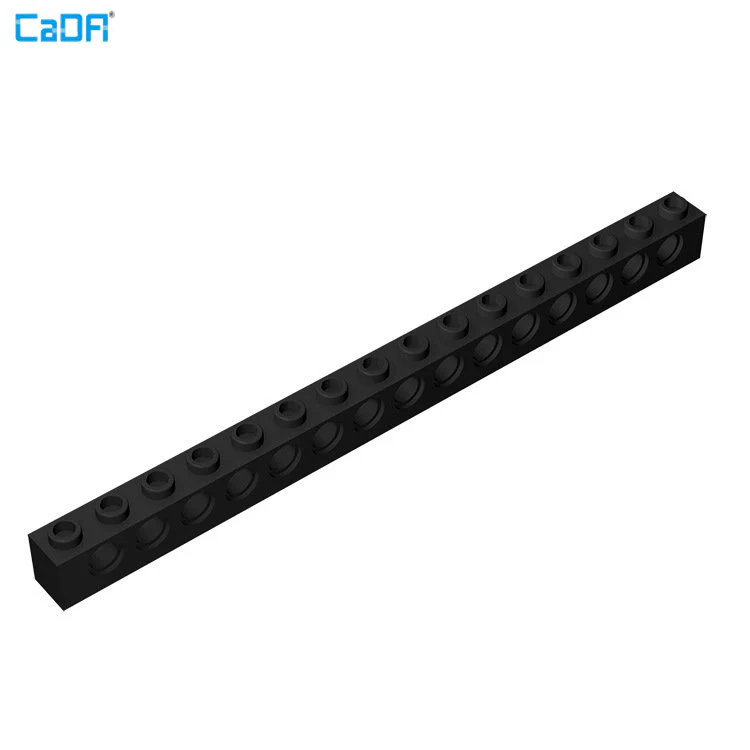5pcs 3703 Brick 1x16 with Holes - Image 3