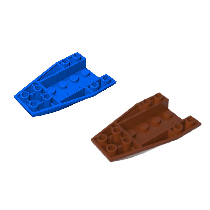 5pcs 43713 Wedge 6 x 4 Triple Inverted Curved