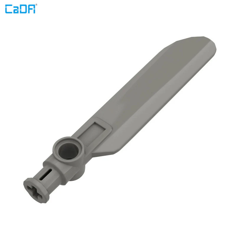 5pcs 99012 / 99012+57585 Technic Rotor Blade Small with Axle and Pin Connector End - Image 3