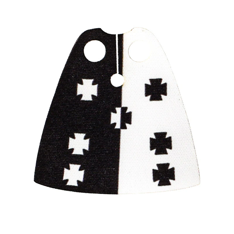 5PCS Medieval military soldier minifigure wearing cape and cloak coat - Image 13