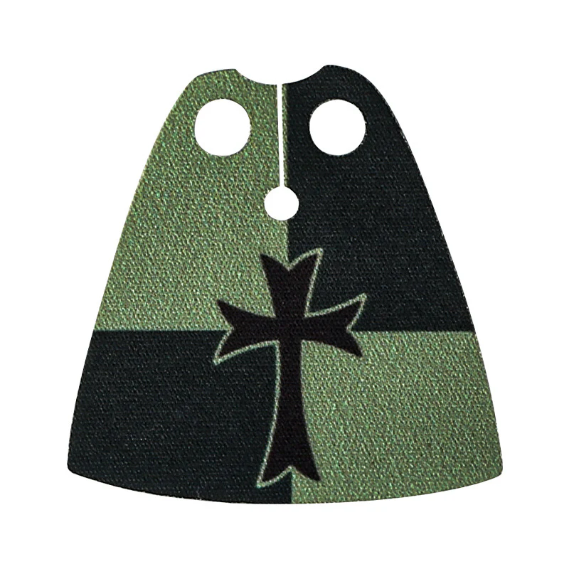 5PCS Medieval military soldier minifigure wearing cape and cloak coat - Image 23