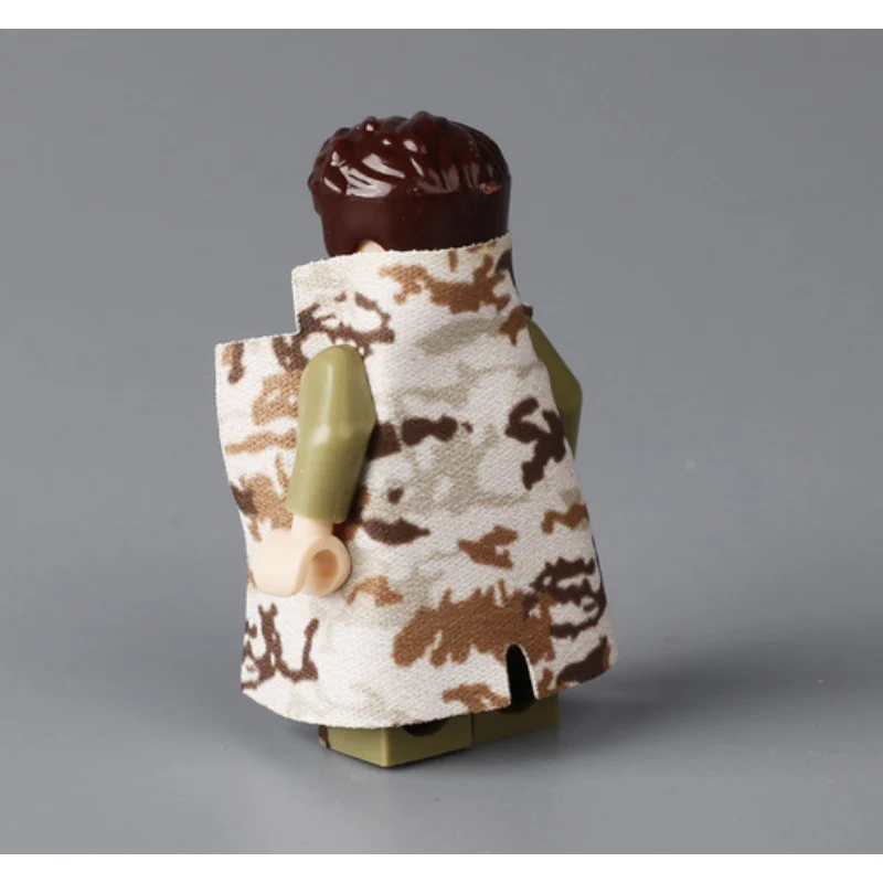 5pcs Military camouflage coat minifigure cape shawl - Image 7
