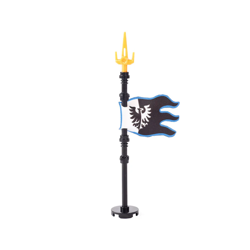 5pcs-MOC Medieval Military Knight Soldier Flag Castle - Image 11