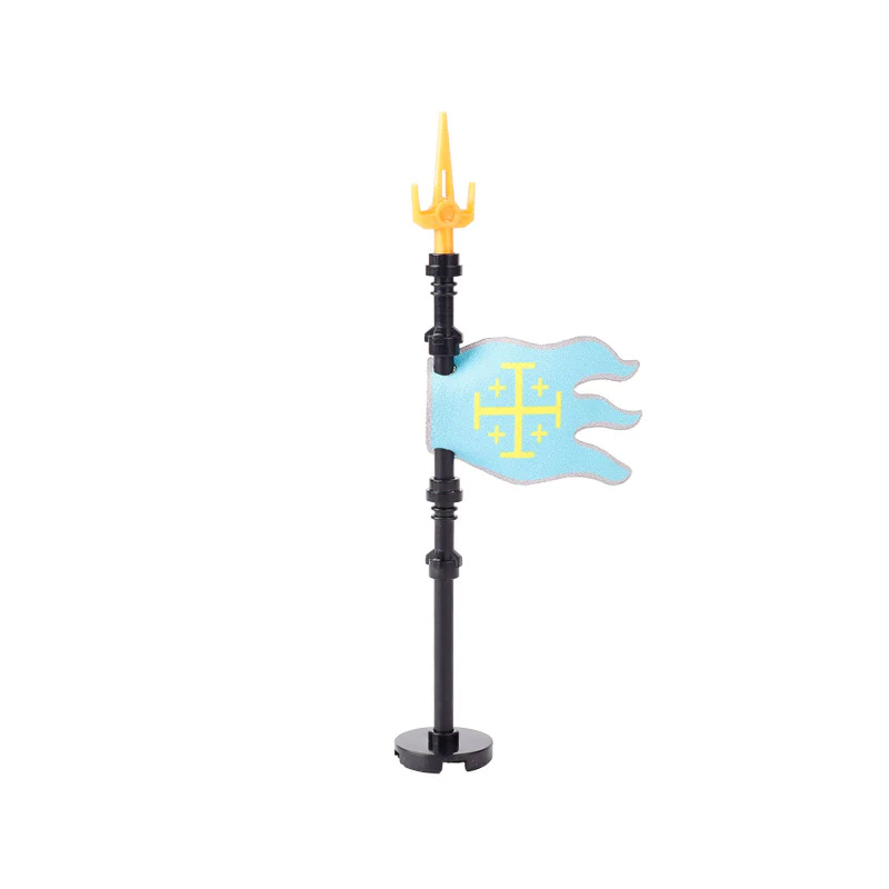 5pcs-MOC Medieval Military Knight Soldier Flag Castle - Image 12