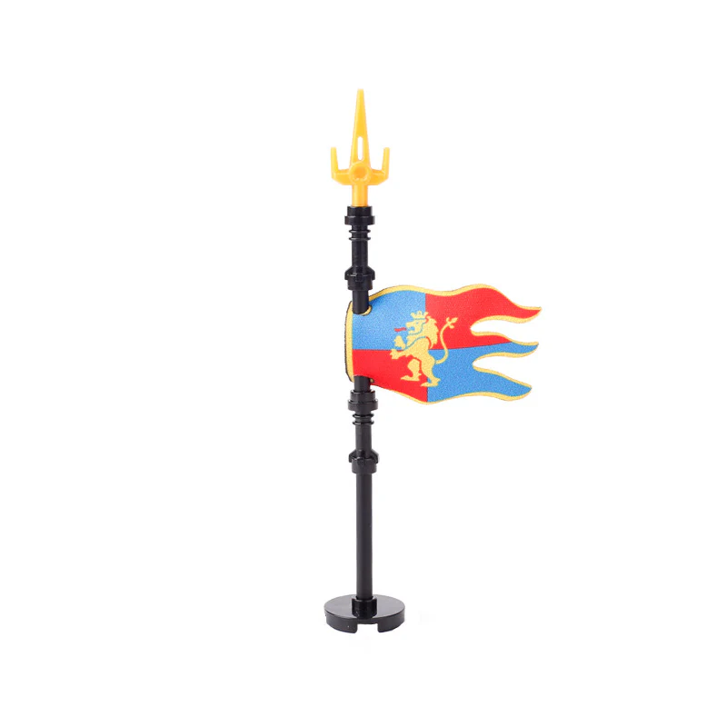 5pcs-MOC Medieval Military Knight Soldier Flag Castle - Image 15