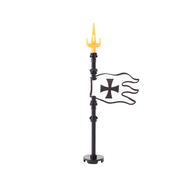 5pcs-MOC Medieval Military Knight Soldier Flag Castle - Image 17