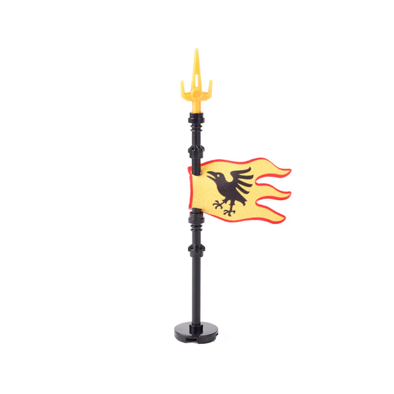 5pcs-MOC Medieval Military Knight Soldier Flag Castle - Image 19