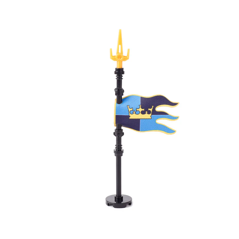 5pcs-MOC Medieval Military Knight Soldier Flag Castle - Image 20