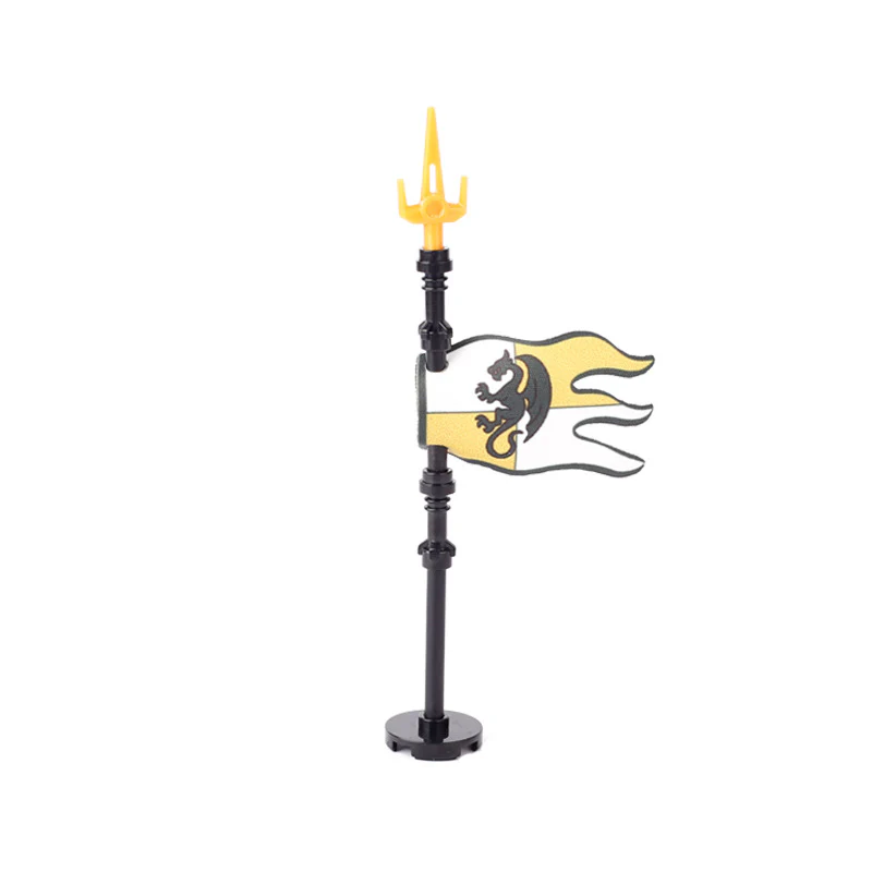 5pcs-MOC Medieval Military Knight Soldier Flag Castle - Image 24