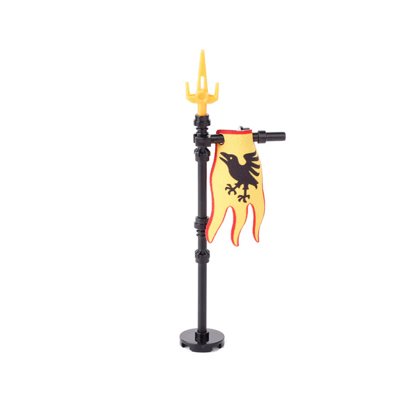 5pcs-MOC Medieval Military Knight Soldier Flag Castle - Image 26