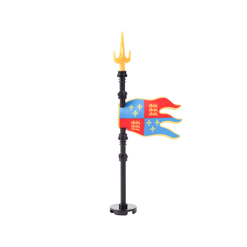 5pcs-MOC Medieval Military Knight Soldier Flag Castle - Image 8