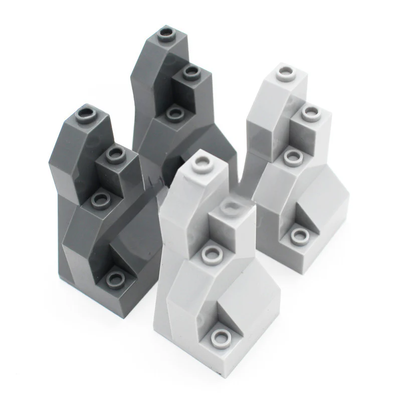5pcs Rockery Rock Stone Mountain Corner Building - Image 2