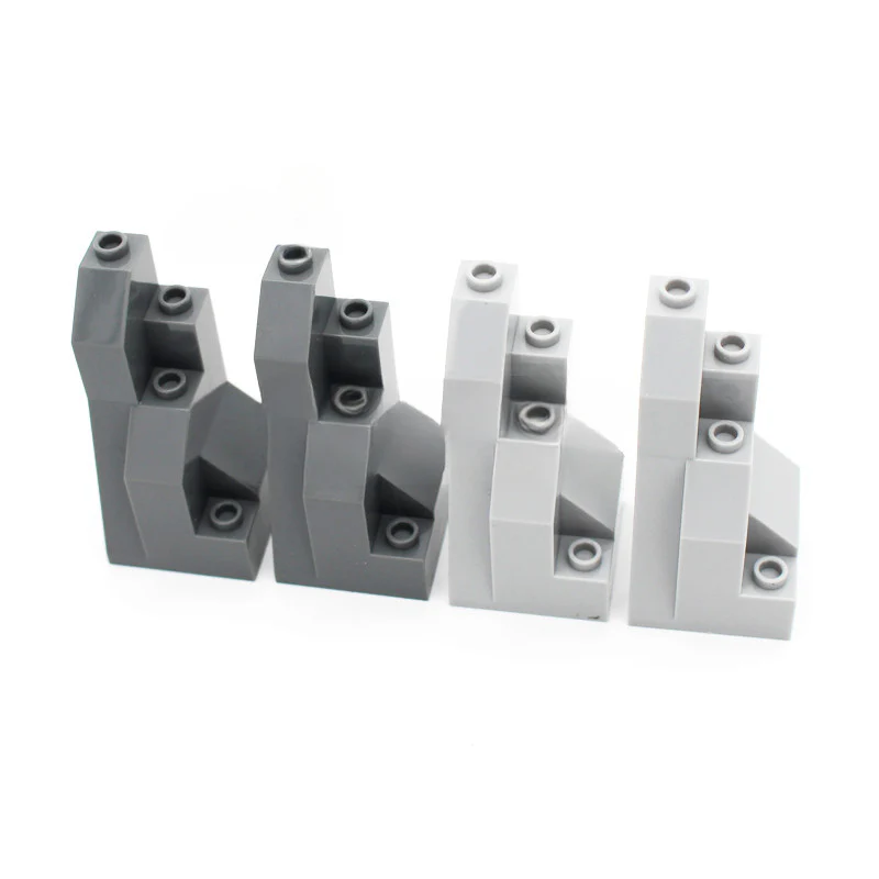 5pcs Rockery Rock Stone Mountain Corner Building - Image 3