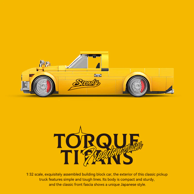600+pcs PB Toroue Titans Freedom Pickup Trucks 1:32 - Image 2