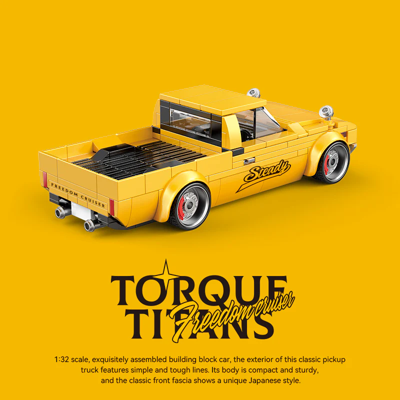 600+pcs PB Toroue Titans Freedom Pickup Trucks 1:32 - Image 3