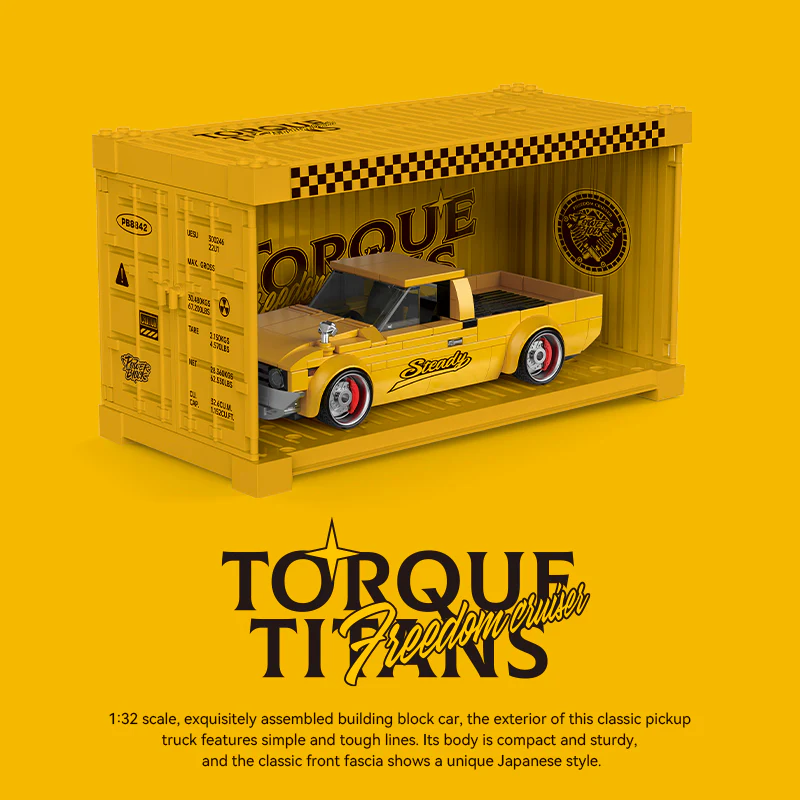 600+pcs PB Toroue Titans Freedom Pickup Trucks 1:32 - Image 5