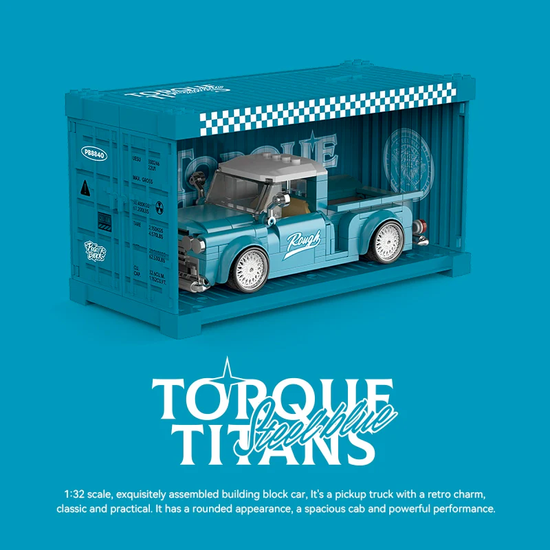 600+pcs PB Toroue Titans Freedom Pickup Trucks 1:32 - Image 6