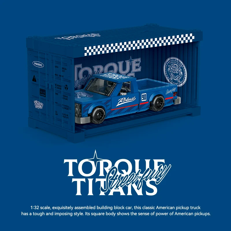 600+pcs PB Toroue Titans Freedom Pickup Trucks 1:32 - Image 7