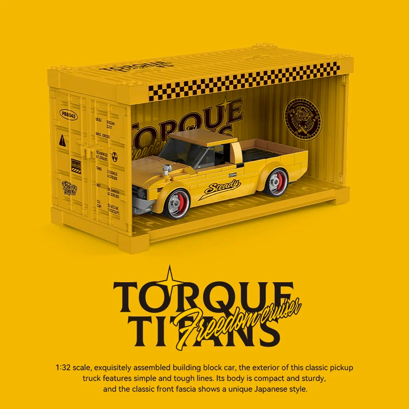 600+pcs PB Toroue Titans Freedom Pickup Trucks 1:32 - Image 8
